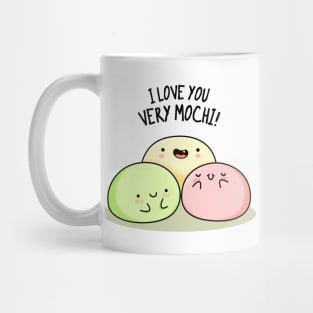 I Love You So Mochi Cute Mochi Pun Mug